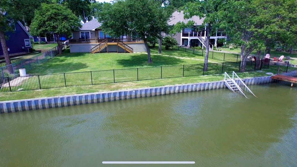 Brand new stairs to easily get in/out of the water with dock/ladder nearby.