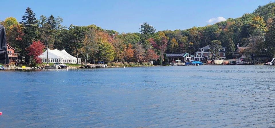 View looking toward the Park & restaurant