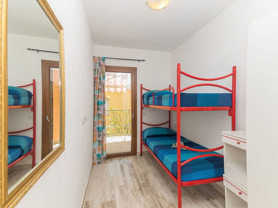 Property, Bunk Bed, Azure, Comfort, Interior Design, Yellow, Wood, Bed Frame, Picture Frame, Floor