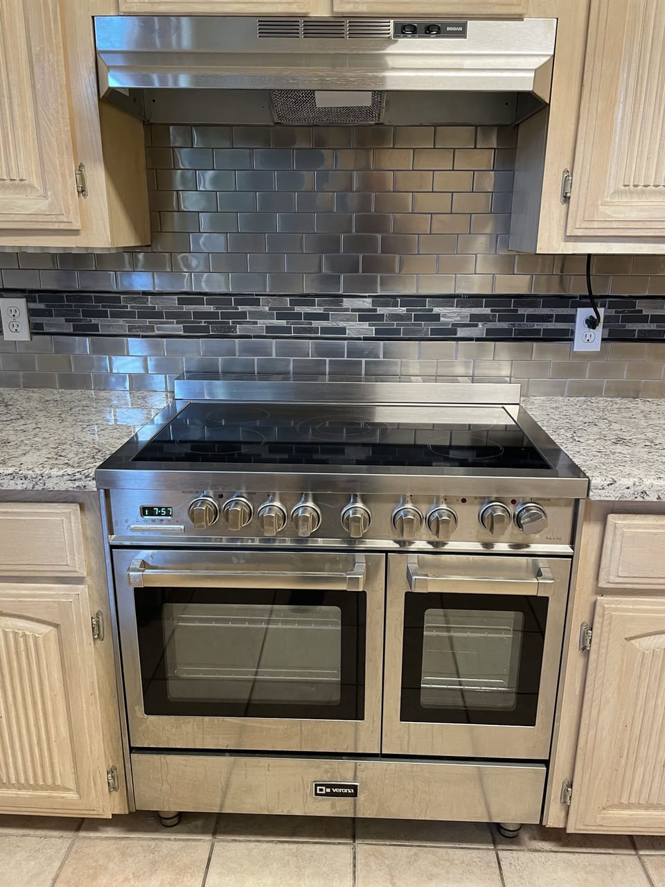dual oven Italian made stove 