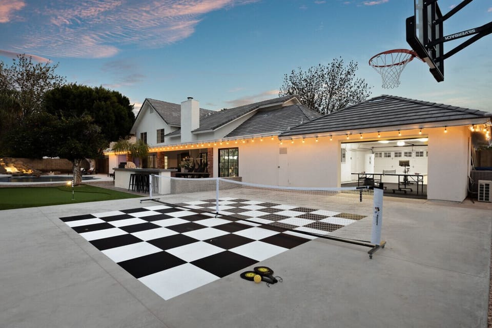 Pickleball + chess + basketball