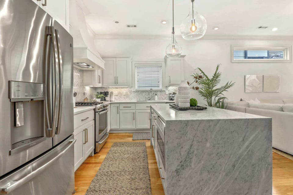 Fully stocked kitchen