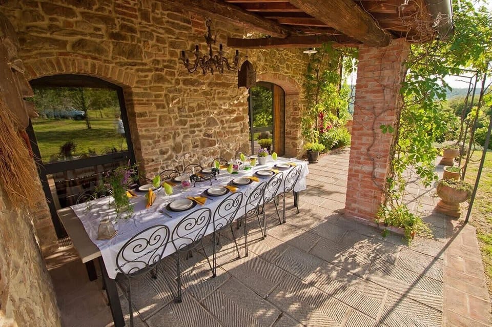 Covered terrace for al fresco dining