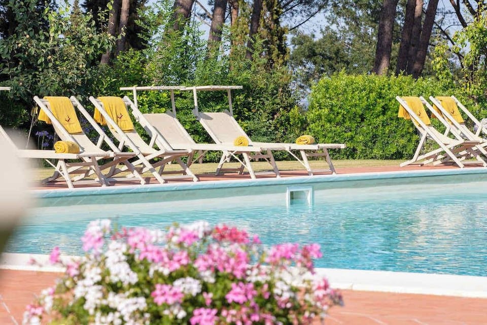 Large private pool