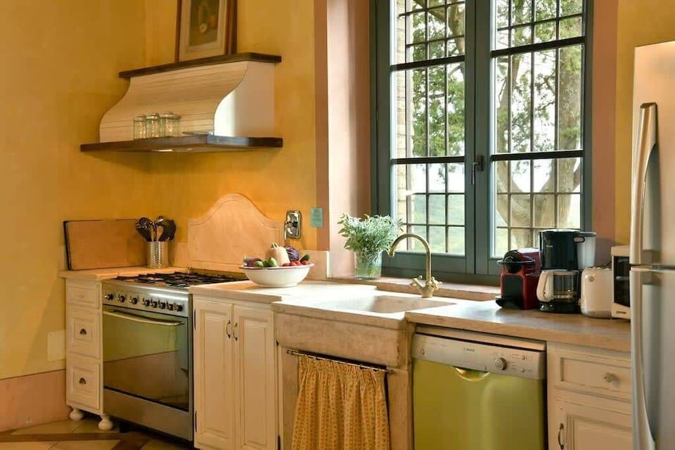 Traditional Tuscan kitchen