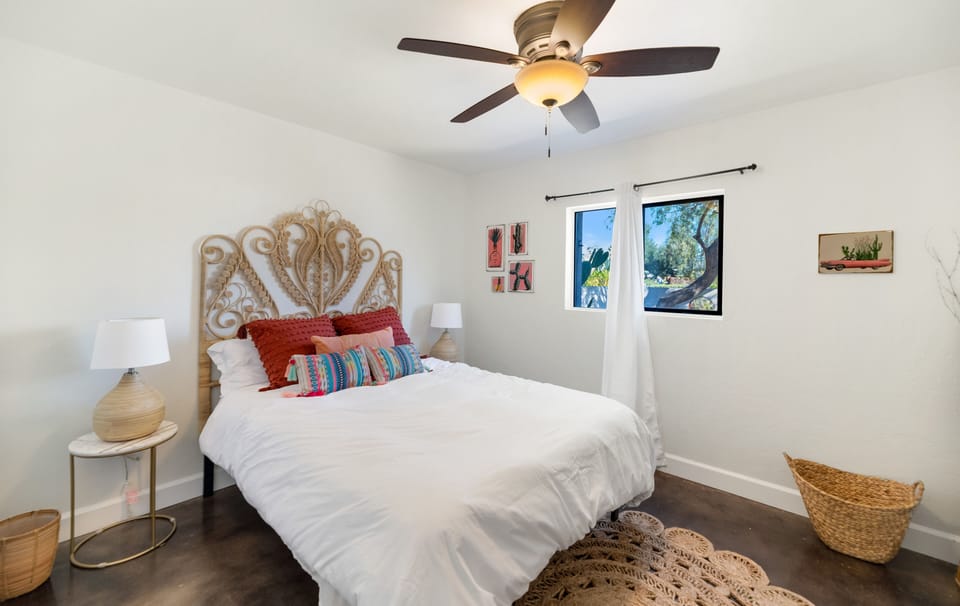 Southwestern BOHO design with large walk-in closet