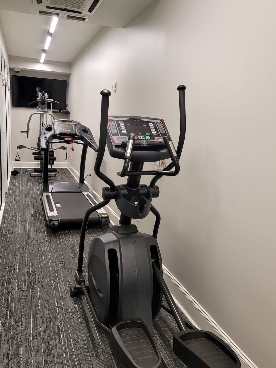 Exercise room is across the hall from your condo # 103