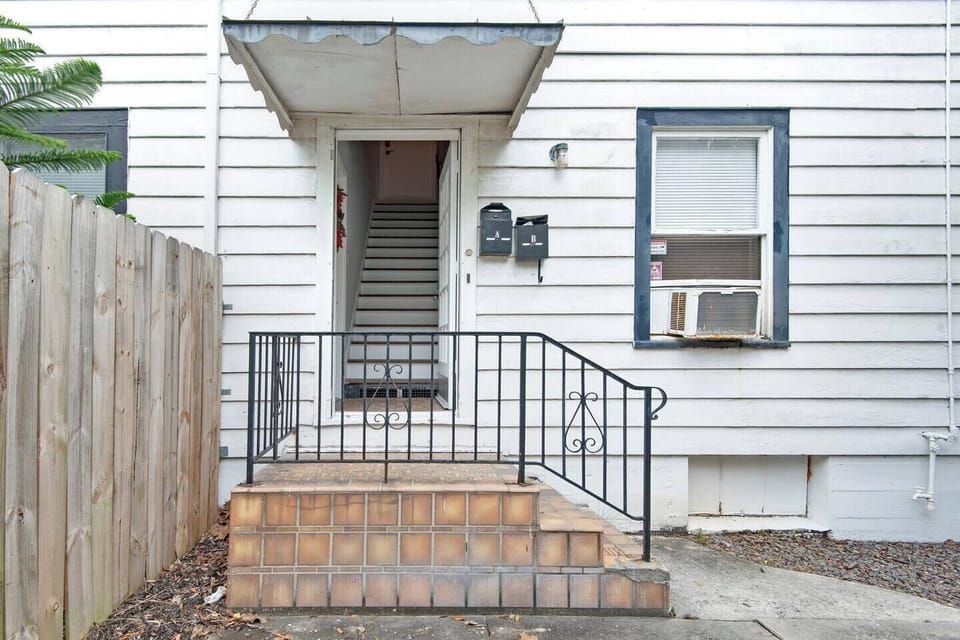 Stairway to the unit.