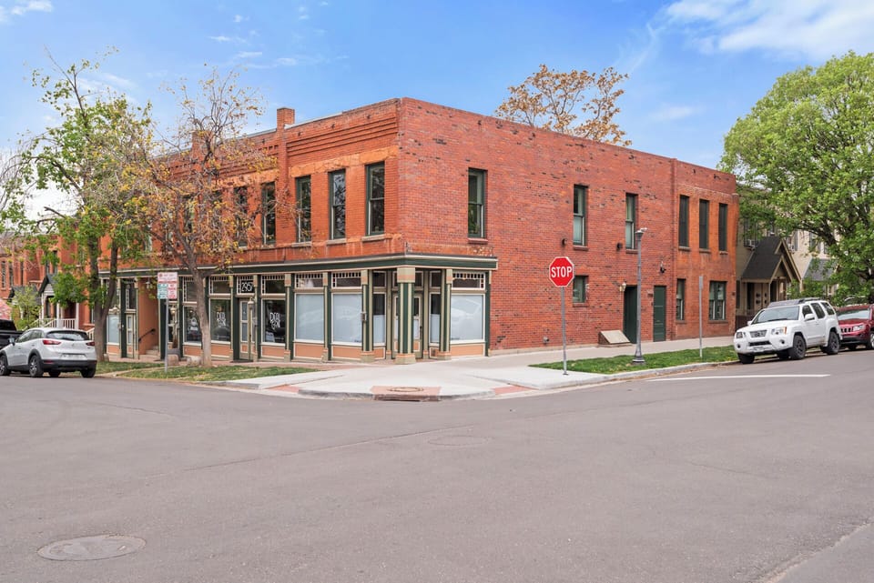 Historic brick building on a quiet, walkable LoHi block