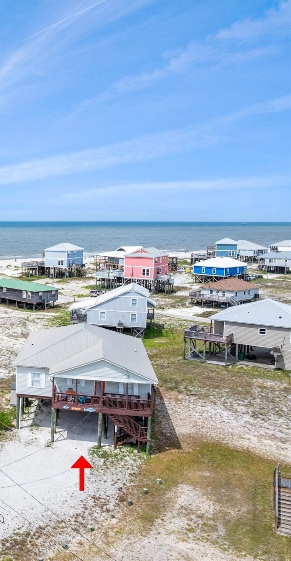 Spacious home located just steps away from the sand