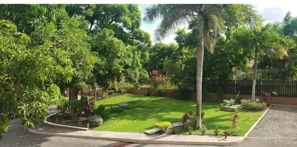 Enjoy  the garden located directly across from your suite.  