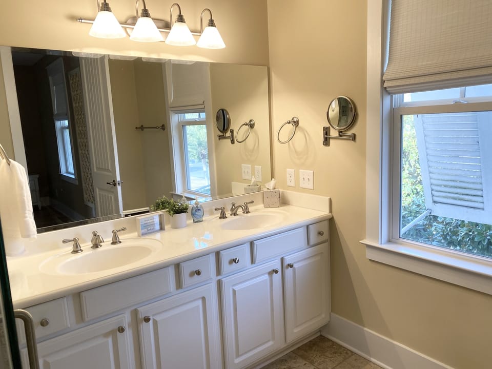 Master bathroom.