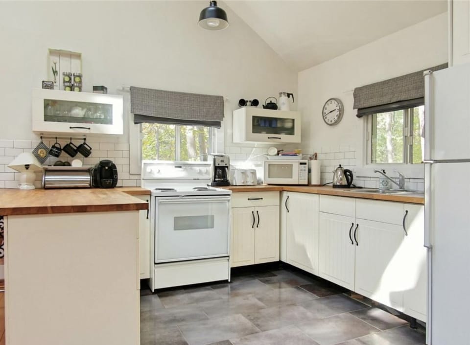 Bright, Well Stocked Kitchen