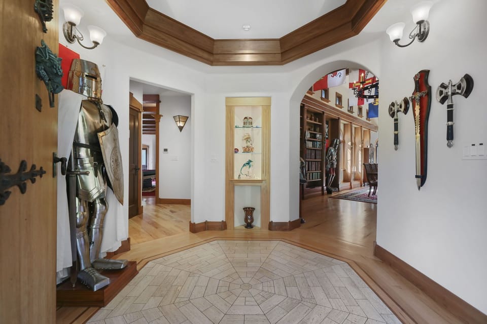 Italian marble entryway