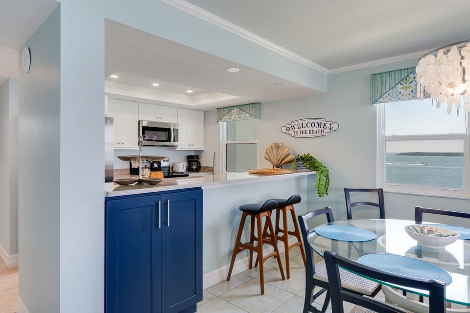 Fully stocked kitchen with modern appliances