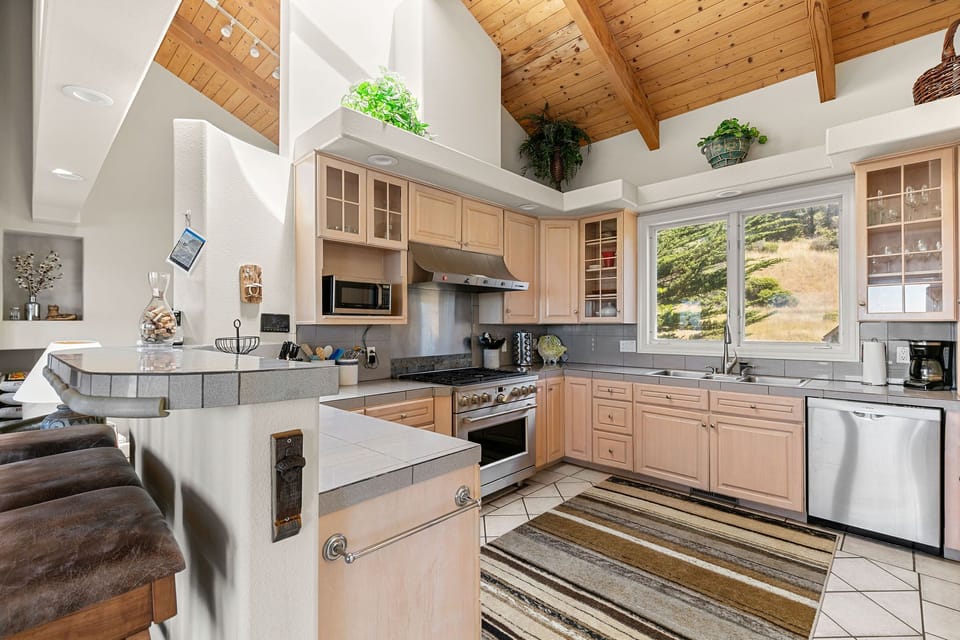 well stocked kitchen