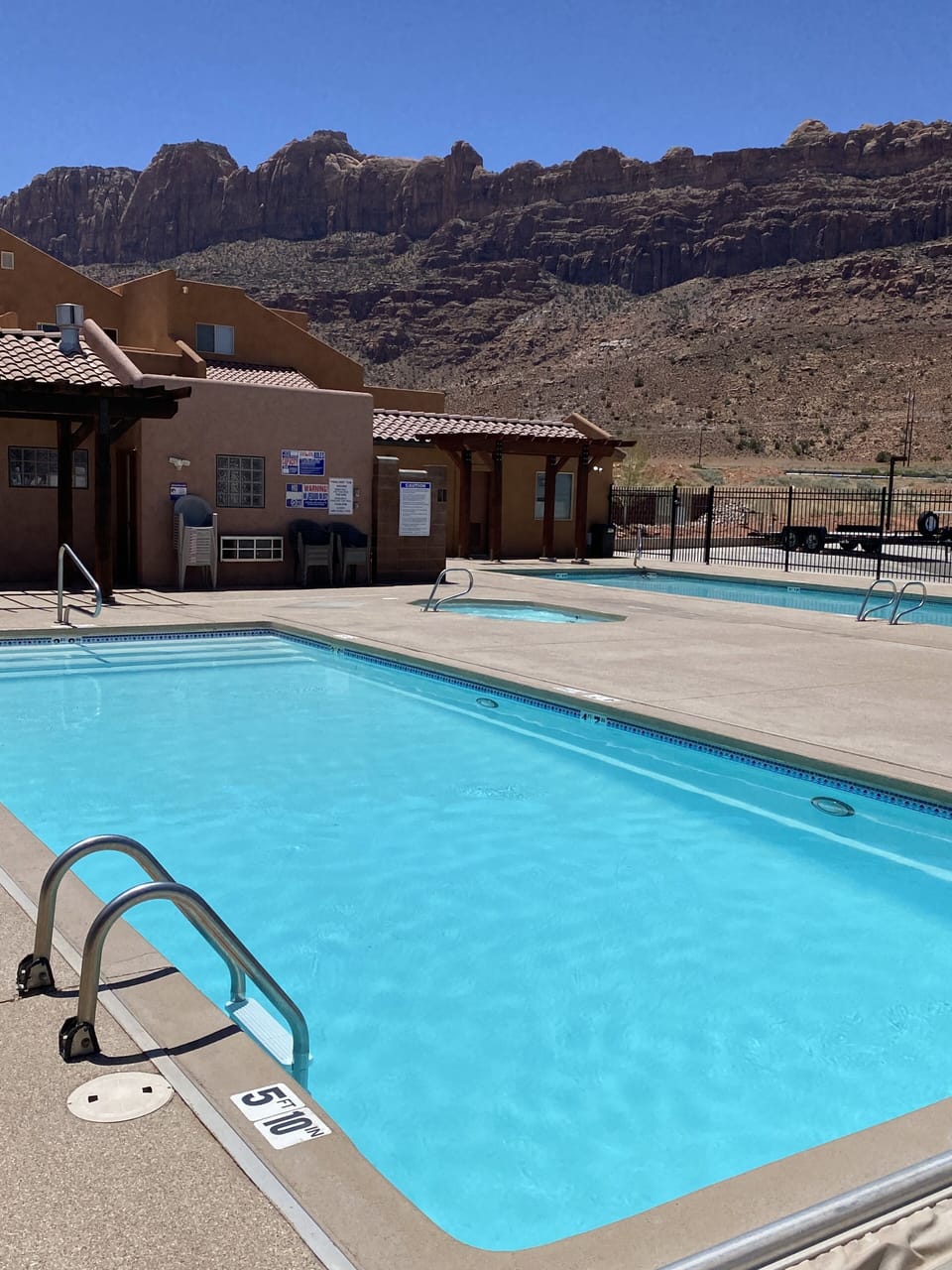 Shared pools and shared hot tub