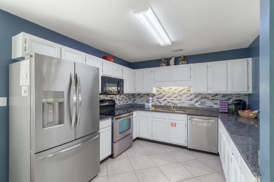 Modern kitchen with basic amenities