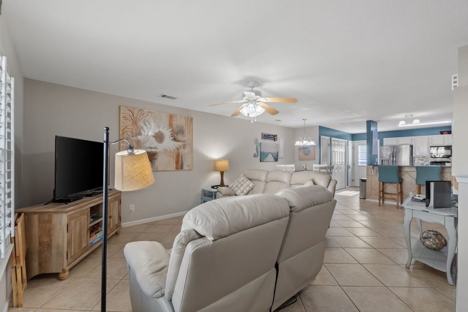 Wi-Fi enabled TV in the living room for movie nights