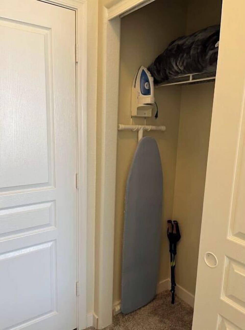 Closet with Iron and Board