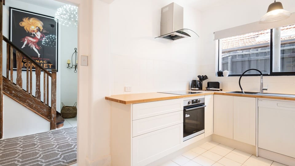 Kitchen off the hallway