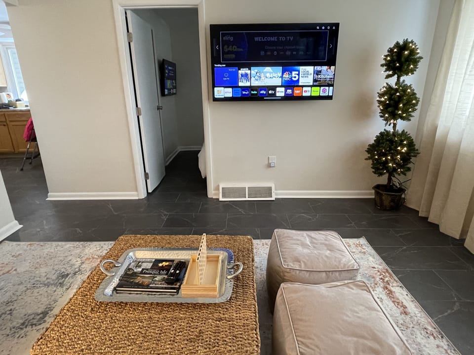 Living Room. LG Smart 55in TV.