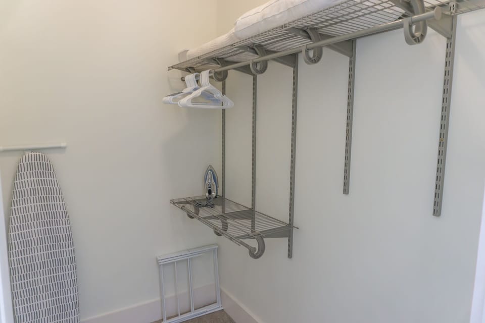 Large walk-in closet in Master King Bedroom.