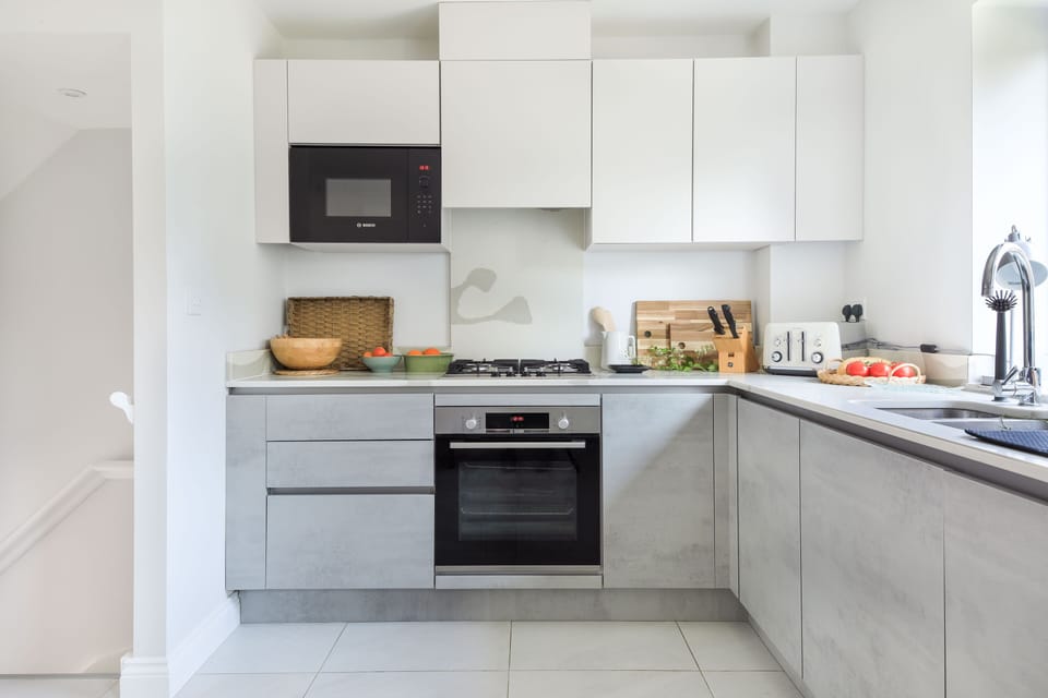 Fully equipped kitchen with coffee maker
