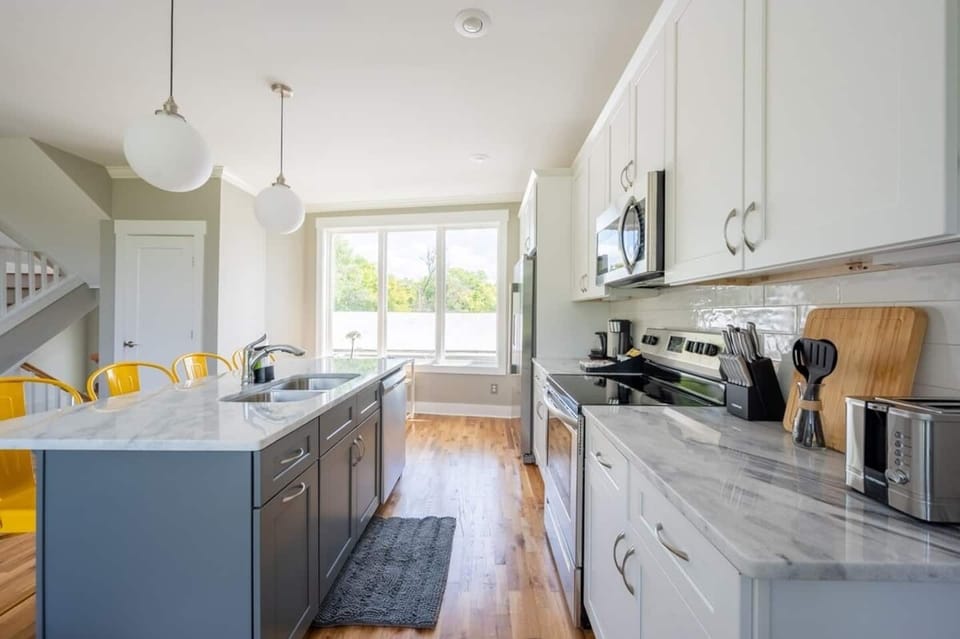 The main floor is filled with the most beautiful natural light!