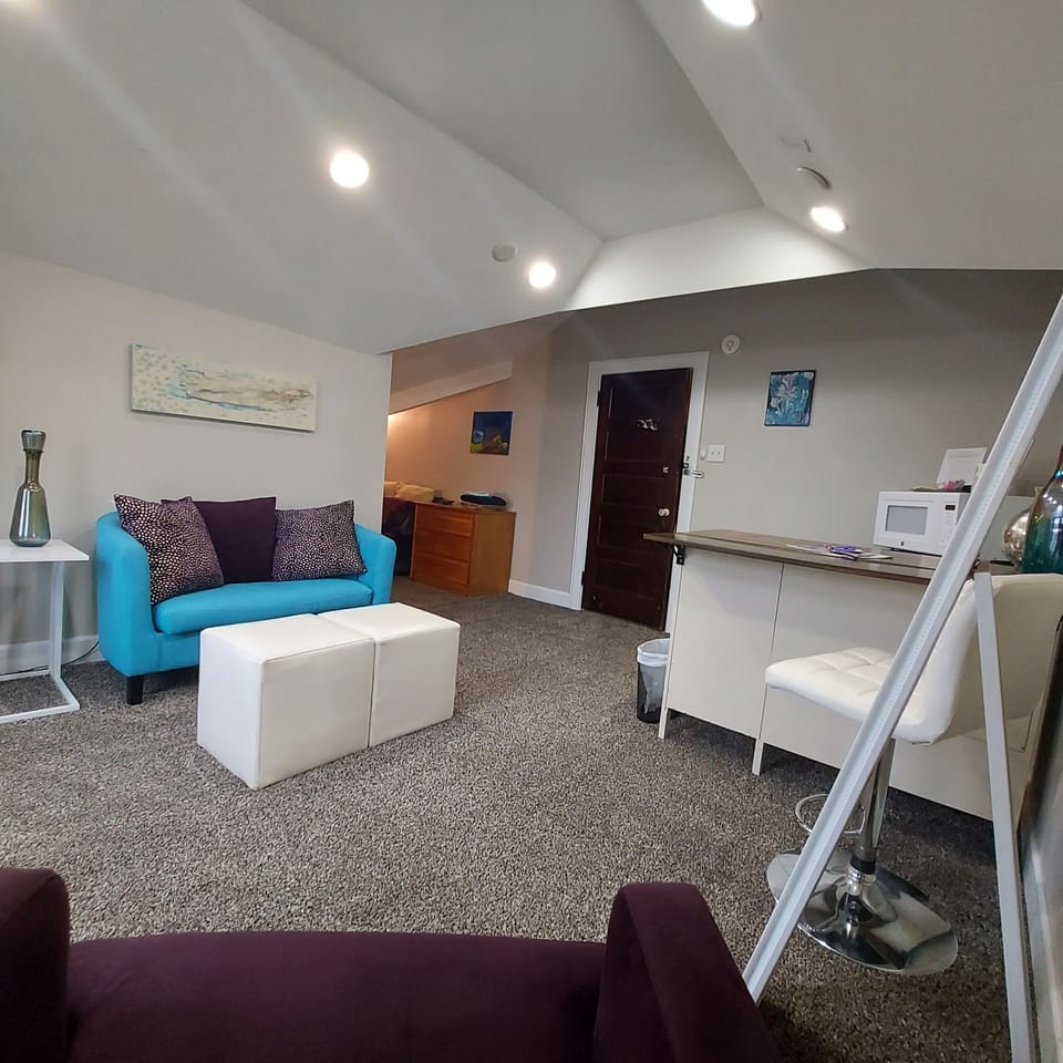 Gorgeous studio with separated living area.