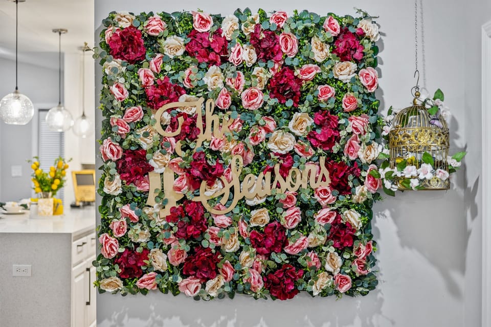 Beautiful decor that embodies the season of Spring!