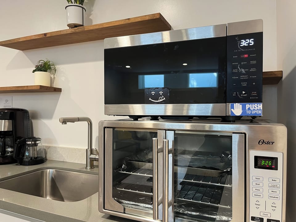 Microwave with air fryer , toaster