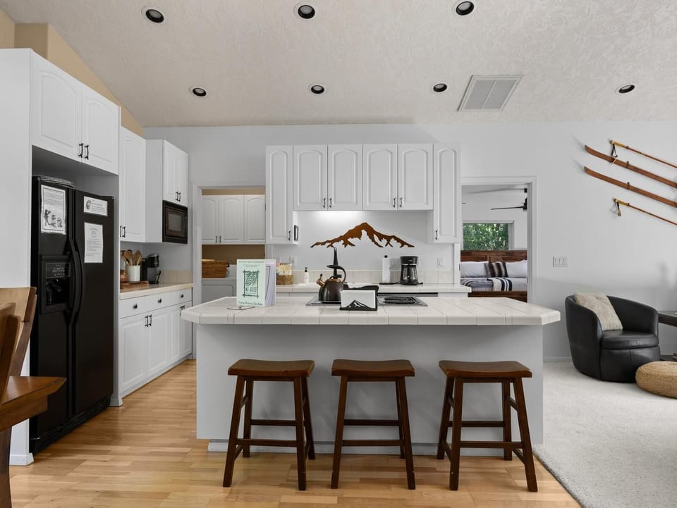 View of island in kitchen