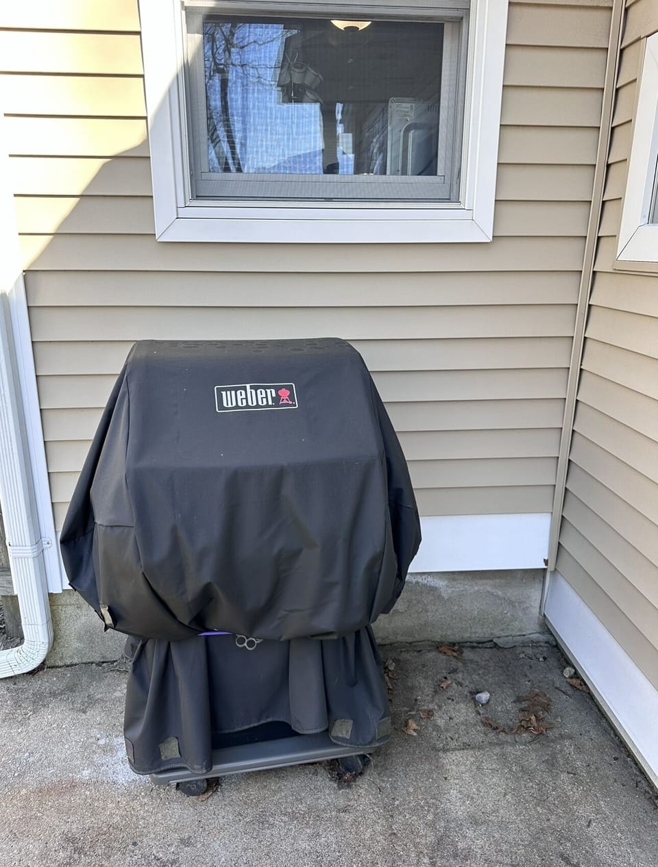 Propane grill for guest use