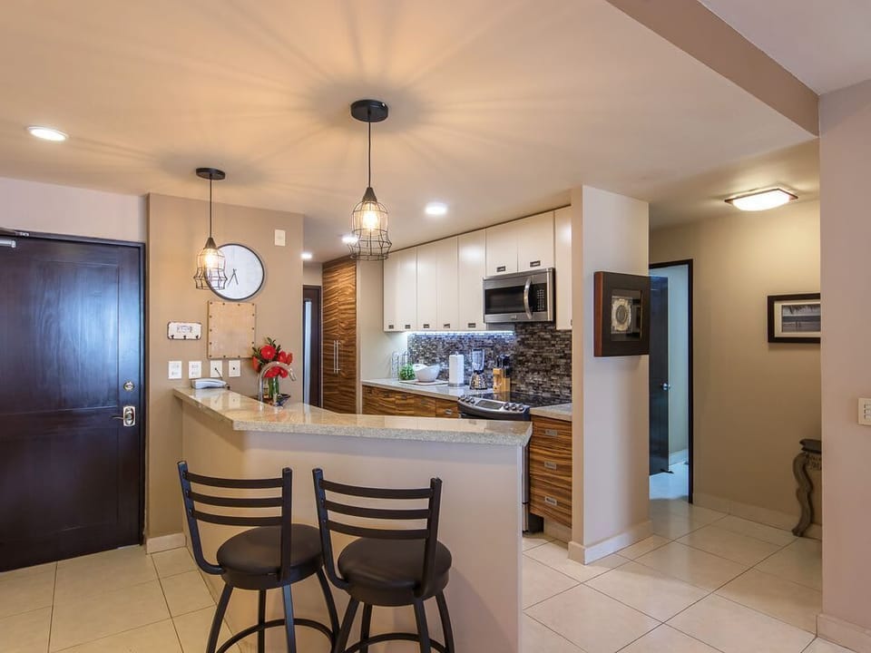 Enjoy our fully renovated kitchen: convection oven, stainless appliances & more
