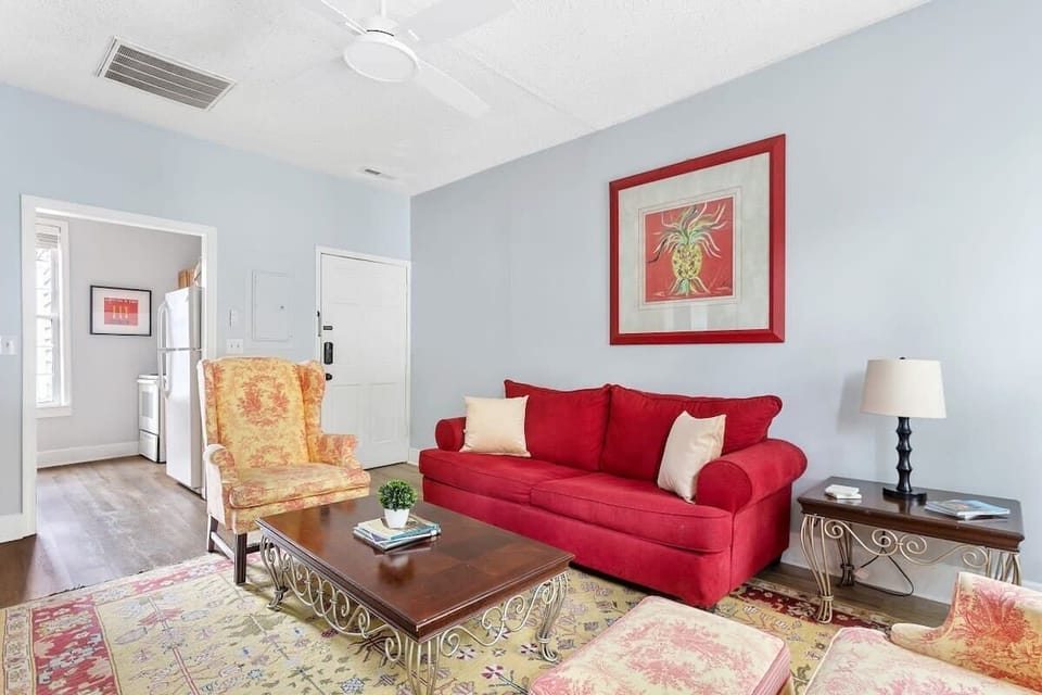 Living Room with TV! Bright and spacious!