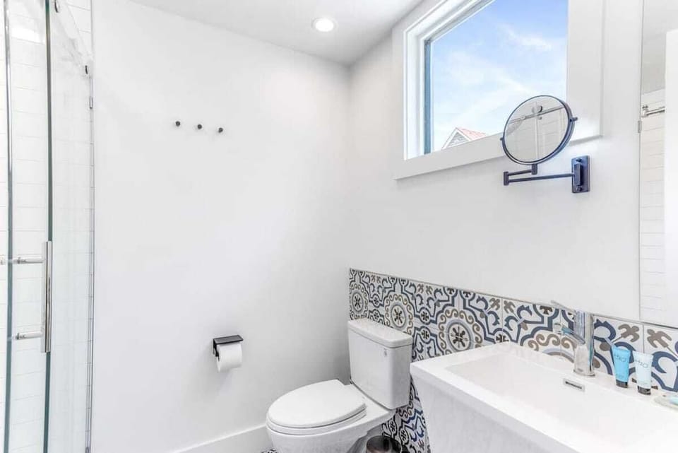 Bathroom with walk-in shower