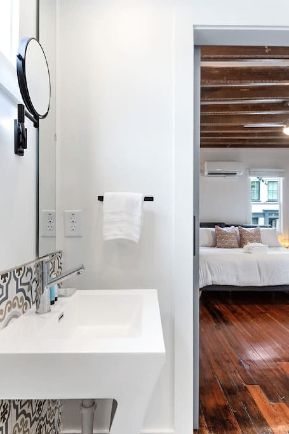 Brand new renovations :) Bathroom with walk-in shower