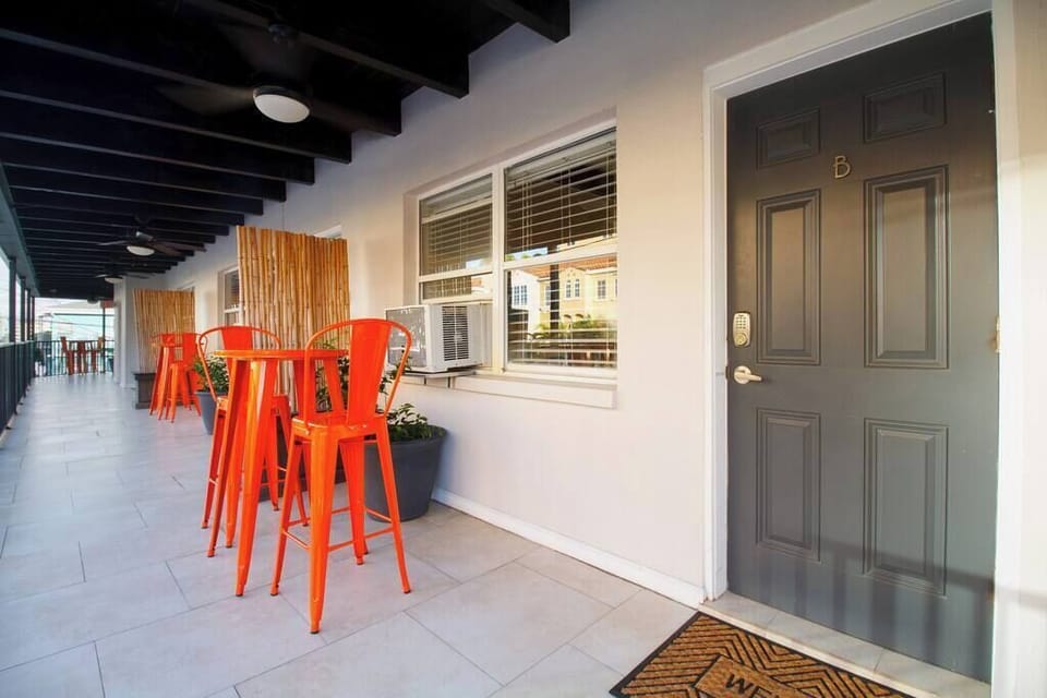 Breezeway to loft access.