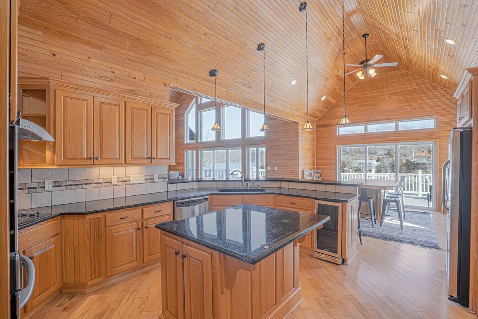 Plenty of room in the kitchen for gathering