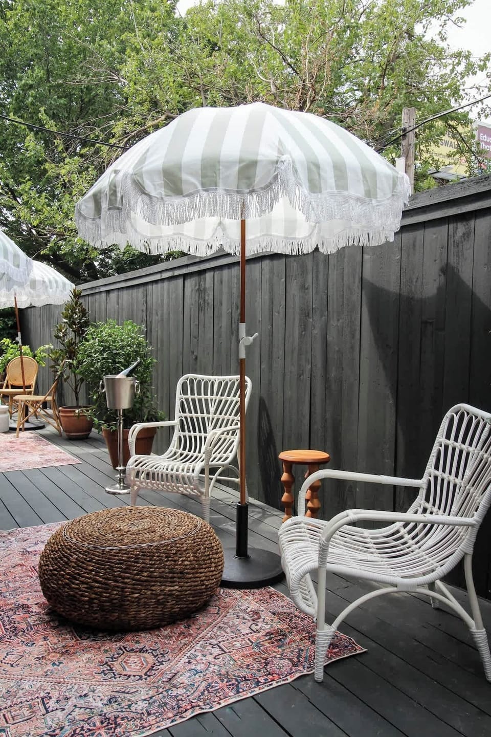 Our outdoor space available to guests by request — $350 for full day use.

Hours: 9AM - 7PM
Capacity: 15 people

Parking available on site