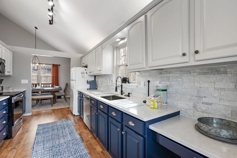 Kitchen with Dining Room on the Other Side