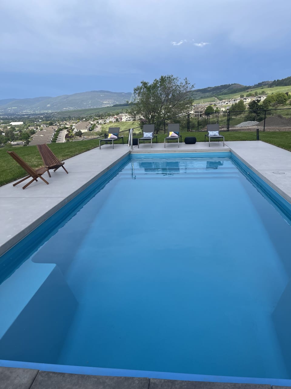 35 feet swimming pool