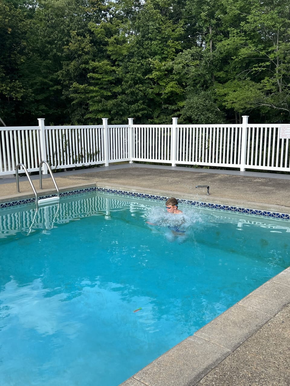 Pool is open late June-Sept 1.