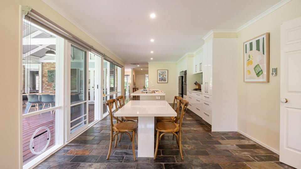 Large and spacious dining and kitchen