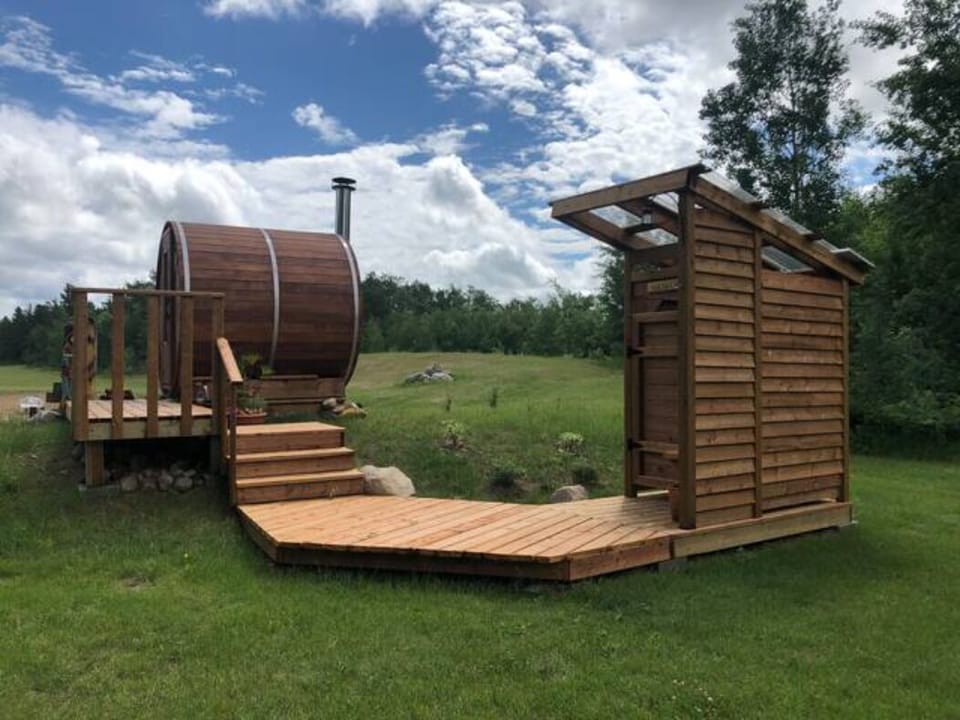 Sauna and Shower by pool (shared)
