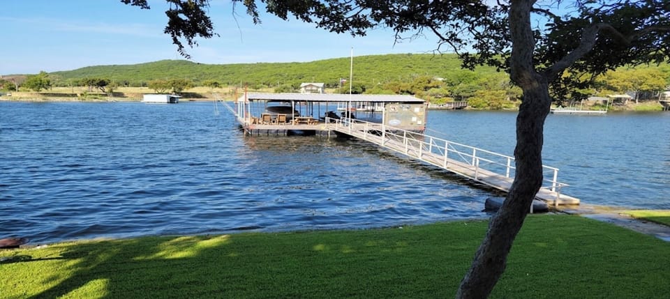 This is the Juniper View and your private covered boatdock.