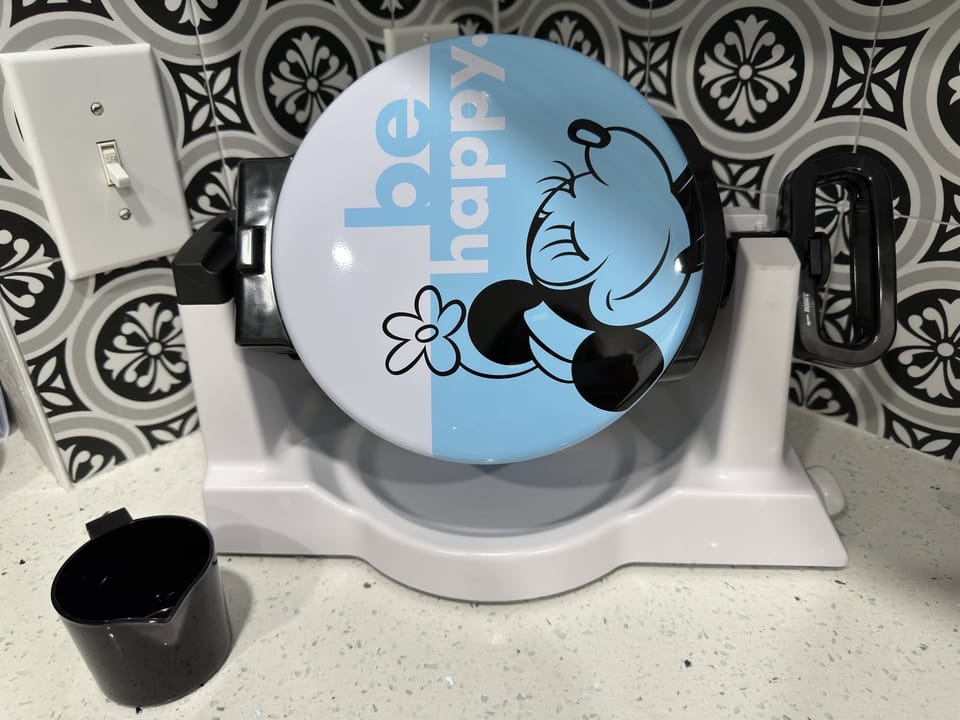 Magical mornings await—Mickey & Minnie waffles for the whole family!