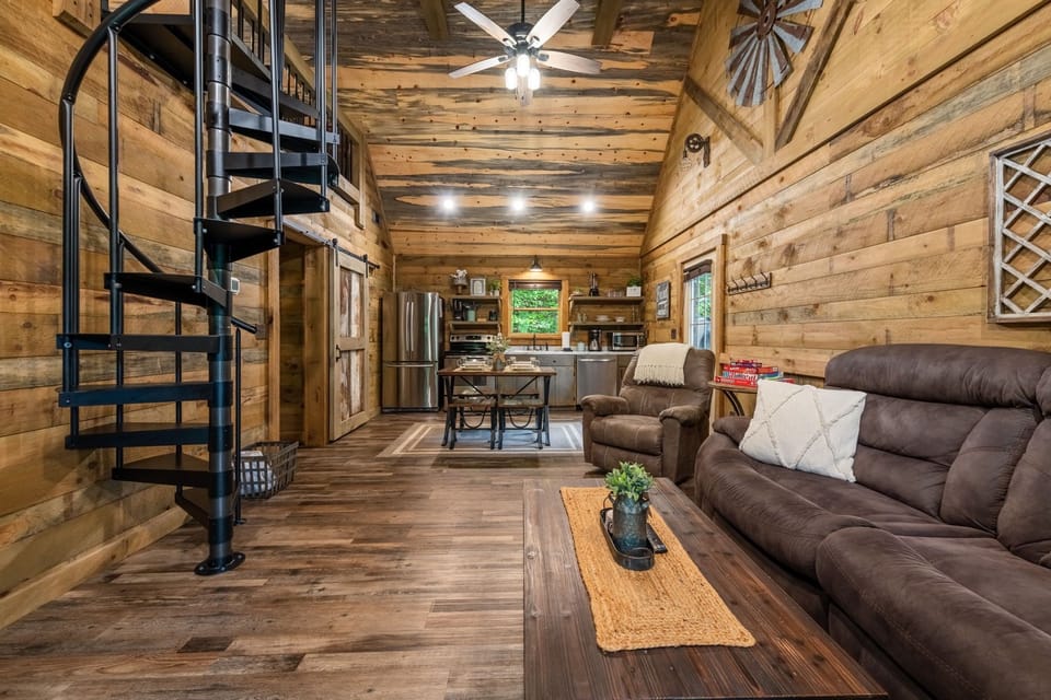 Your View as You Enter the Cabin