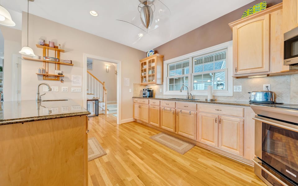 Spacious, open, sunny, and bright! This house makes you happy as soon as you walk in!